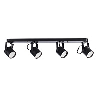 Спот Arte Lamp Lente A1310PL-4BK, черный