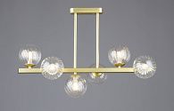 Люстра L600 x W245 x H410, мм, 6*15W (90W), GD (Золото) Rilon 6427/6 GD