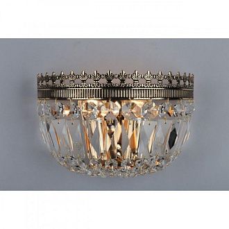 Бра 14*25*13 см, 2*E27, 40W, Omnilux Omnilux 766 OML-76607-02, золотой