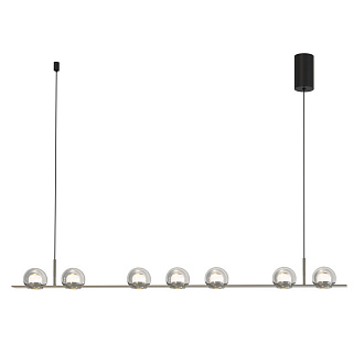 Линейный светильник 120*120*157,5 см, LED, 49W, 4000К, Favourite Rosio 4291-7P черный