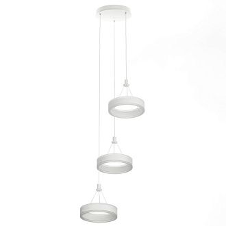 Люстра 40*50/140 см, 60W, 4000K Citilux CL719030 Дуэт Белый 