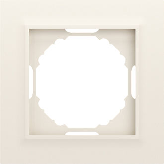 Donel A07 Wave матовый кремовый рамка 1-я, серия DB, DEW21131