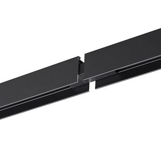 Соединитель прямой с токопроводом Novotech VECTOR PORT 135312, черный