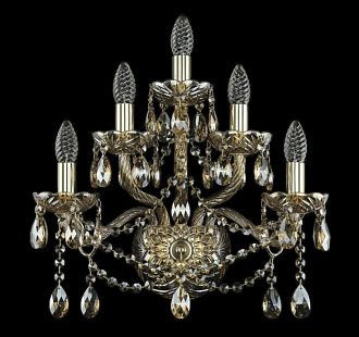 Бра хрустальные 1413B/2+2+1/165 G M721 Bohemia Ivele Crystal