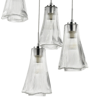 Подвесной светильник  58*160 см, 6*E27 хром Vele Luce Emily VL5603P16
