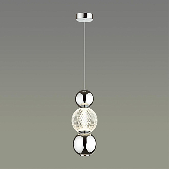 Светодиодный светильник 11 см, 7W, 4000K, Odeon Light CRYSTAL 5007/7LA, хром