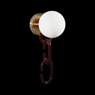 Бра 37 см, Loft It 10128W Red, золото