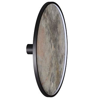 Настенно-потолочные 60,9*60,9*15,5 см, LED 1*55W, 3000 К, Odeon Light Stoflake 5078/55L, матовый черный/серо-бежевый