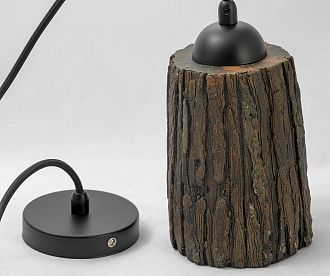 Подвесной светильник Lussole GRLSP-9862, черный-коричневый керамика