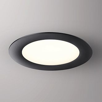 LED светильник 12 см, 15W, 3000-6000K, Novotech Lante 358951, черный, вр 10 см