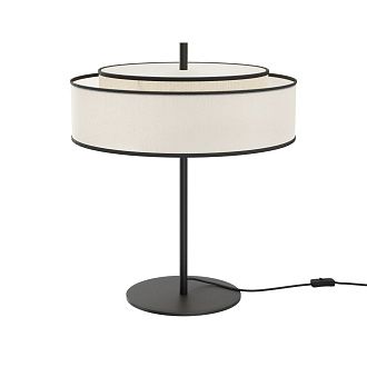 Настольная лампа *33*-39 см, 2*E14*40W, Maytoni Bergamo MOD613TL-02W, Черный