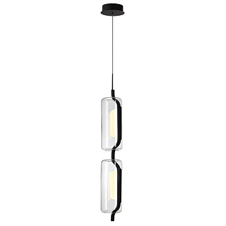 Светодиодный светильник 12 см, 20W, 3000K, Odeon Light Kavia 5003/20L, черный