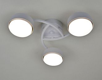 Люстра L400 x W370 x H90, мм, 3*15W (45W), WH (БЕЛЫЙ) Rilon PRD-C 1154-3 WH