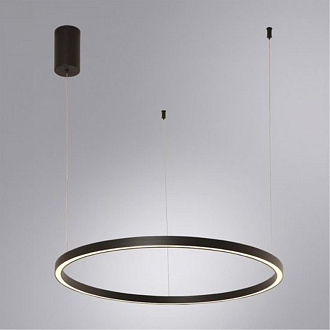 Люстра 60*150 см, 1*LED 42W 4000K черный Arte Lamp Smooth A2223SP-1BK