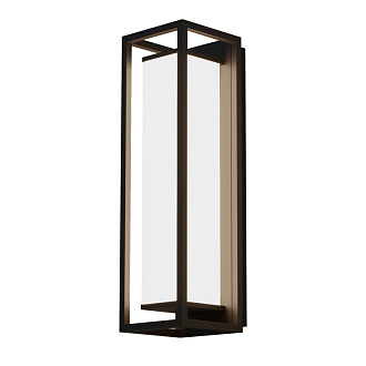Светильник настенный 16,5*14*50 см, 1*LED, 17W, 3000К, Favourite Barer 4385-2W черный