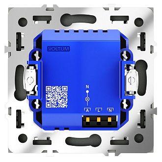 Датчик движения встраиваемый Voltum S70, графит пластик Soft touch VLS070507
