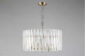 Подвесная люстра 60*32-115 см, 8*E14, 40W, Aployt Verene APL.808.13.08, золотой