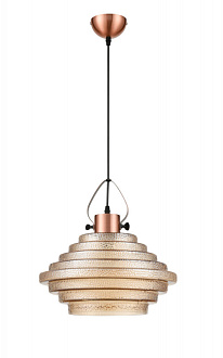 Подвесной светильник  35*120 см, 1*E27 медь, черный Vele Luce Genio VL5404P21