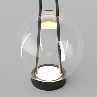 Настольный светильник 20*20*32 см, LED*6W, 3000K, Eurosvet Frasco 80507/1, черный, a069349