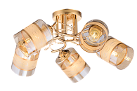 Люстра Ø500 x H230, мм, 5*40W (200W), GOLD (Золото) Rilon 06167/5 GOLD