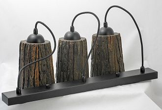 Подвесной светильник Lussole GRLSP-9863, черный-коричневый керамика
