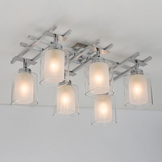 Потолочная люстра Citilux Риволи CL104160, алюминий