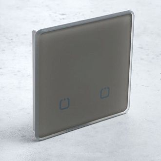 Радиовыключатель сенсорный HiTE PRO SN-R2 (Светло-коричневый, закругленные углы) HPSW-SNR2-LB