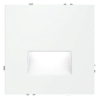 Подсветка светодиодная встраиваемая Voltum S70, белый матовый пластик Soft touch VLS070602