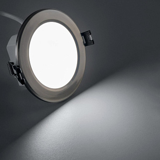 Светильник встроенный 11*4,2 см, LED*7 W, 3000-5500-4000 К, Бронза Citilux Акви CLD008113V, вр 9 см