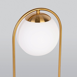 Настольная лампа с круглым плафоном Eurosvet Ringo 01138/1 золото