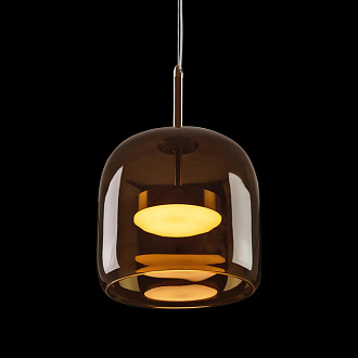 Светильник подвесной LOFT IT LED Dauphin 10040A, 12W LED, 3000K, диаметр 26 см, золото