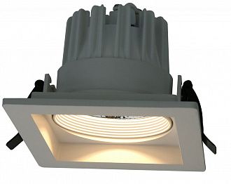 Встраиваемый стандартный светильник Arte Lamp A7018PL-1WH, белый, вр 11,5*11,5 см