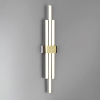 Бра 5,7*10*60 см, LED 18W*3000 К, Lumion Tove золотой, белый, 5685/18WL