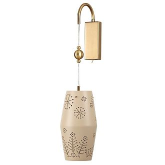 Светильник 52 см, Odeon Light 5444/1W, бежевый-бронза