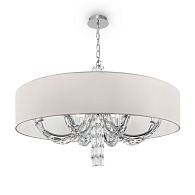 Подвесная люстра Maytoni Talento DIA008PL-08CH, диаметр 88 см, хром