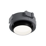Встраиваемый светильник 12,8*11,2*-5,05 см, 1*GX53*12W, Maytoni Technical Intro DL144-GX53-B, Черный