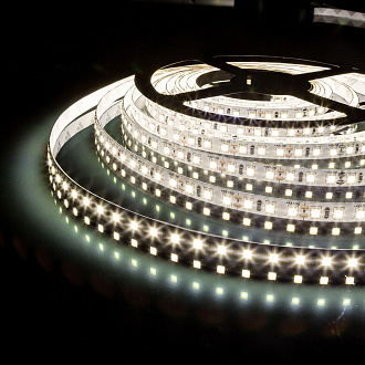 Светодиодная лента Лента светодиодная 12V 9,6W 120Led 2835 IP65 дневной белый, 5м Elektrostandard