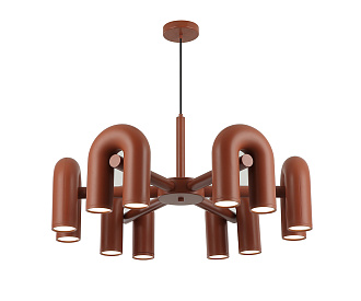 Светильник 80 см, 72W, 3000-6000K, Kink Light 08465-6,06, терракотовый