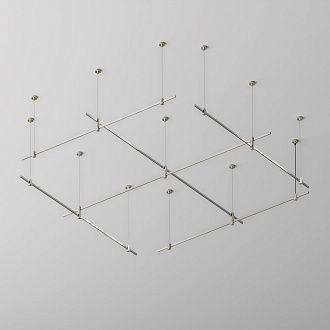 Шинопровод накладной/подвесной  TRX154-112PT 200*0,85*-1,5 см, Maytoni technical FLARITY TRX154-112PT, Платина
