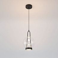 Подвесной светильник 20*20*40-120 см, LED*15W, 3000K, Eurosvet Frasco 50267/1 LED, черный, a069346