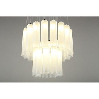 Подвесная люстра 52*60-120 см, 27*G9, 3W, Aployt Francesca APL.859.06.27, хром