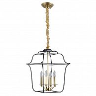 Подвесной светильник Omnilux Maiori OML-94706-04, черный-золото