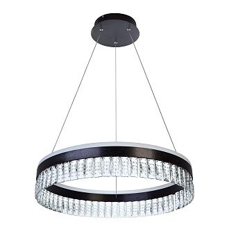 Подвесной cветильник 40*40*100 см, LED 70W, 3300 / 5000К, Черный LED4U L1090-400