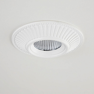 LED светильник 10 см, 7W, 3500K, Citilux Дзета CLD042NW0, белый полимер, вр 8 см