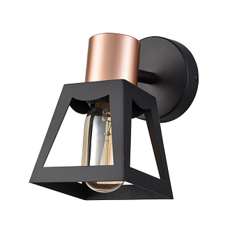 Спот 20*10*16 см, 1*E27 черный, медь Vele Luce Carisma VL6462W01