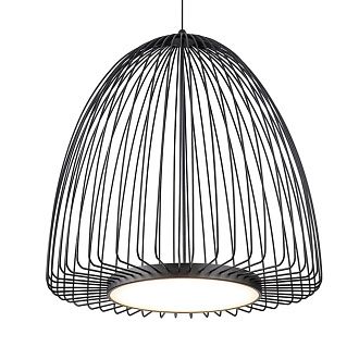 Подвесной светильник 46,2*203 см, *LED*43W, 3000K, Mantra Smart MAN9016, черный