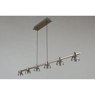 Подвесная люстра 117*9*30-130 см 30W, 4000K, Aployt Rezeda APL.788.03.06, серый
