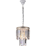 Люстра подвесная хрустальная 20*20*66 см, 2*E14 40W золото Stilfort Kristalina 2110/03/02P