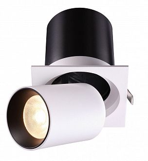 Встраиваемый светодиодный светильник Novotech Lanza 358082 черный