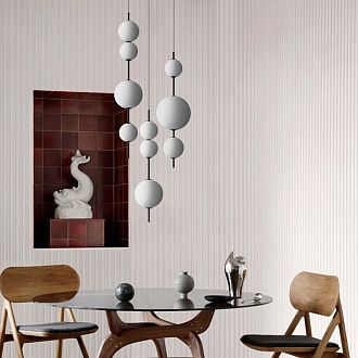 Подвесной светильник White beads Pendant D50 50*50*170 см, 3*LED*10W, 3000K, ImperiumLoft 40.2133-0, Чёрный